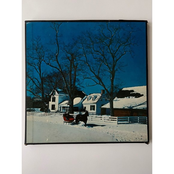 Columbia House Home For Christmas 3 LP Box Tammy Wynette Marty Robbins Cash VG - Picture 1 of 6